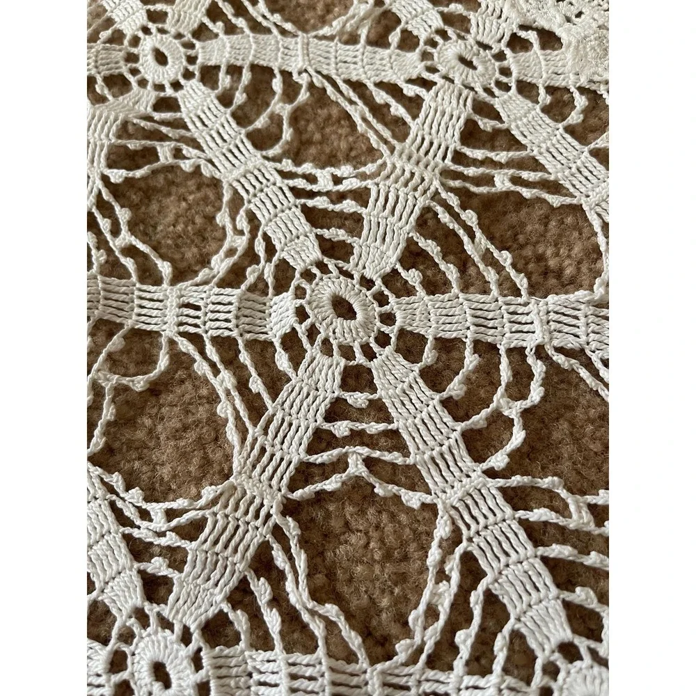 3 Vintage Crocheted Table Runners/Dresser Scarves
